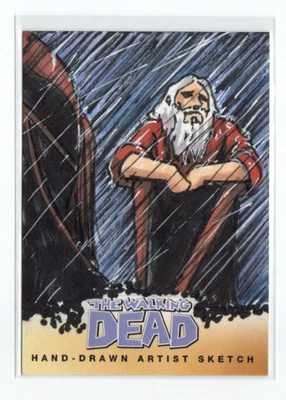 The Walking Dead TWD Comic Book Series 2 Artist Sketch Card 1/1 - Image 1 of 4