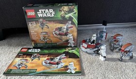 Lego Star Wars Clone Troopers Vs Droidekas 100% CIB 75000 SW0438