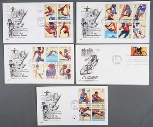 MayfairStamps US FDC 1996 Washington DC Summer Olympics 4 Art Craft First Day Co - Picture 1 of 2