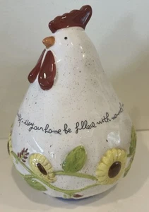 Home Essentials And Beyond Bless This Kitchen Colorful 8.5" Ceramic Chicken - Picture 1 of 7