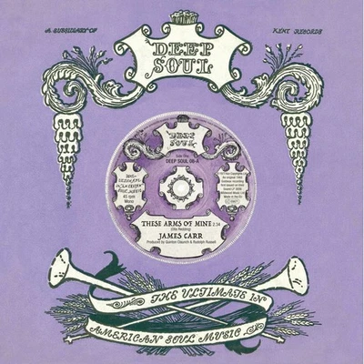 JAMES CARR "THESE ARMS OF MINE c/w LET'S FACE FACTS" 1977 DEEP SOUL - Image 1 of 2
