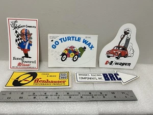 Hurst and VW, Offenhauser, Turtle Wax, Honest Charley and Brooks Racing Stickers - Picture 1 of 5