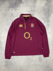 Camiseta Inglaterra Rugby Visitante 2012-2013 Canterbury Mediana M Camiseta Clásica Granate Top - Imagen 1 de 13