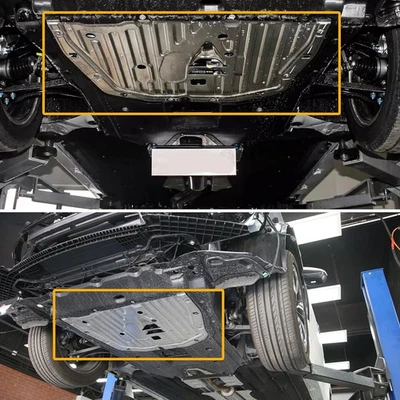 Protector contra salpicaduras del motor delantero debajo del auto cubierta protectora para Honda Civic EX LX 2016-2021 Foto 1 de 4