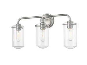 Z-Lite 471-3V Nickel Delaney 3-Light 22"W Bathroom Vanity Light - Picture 1 of 11