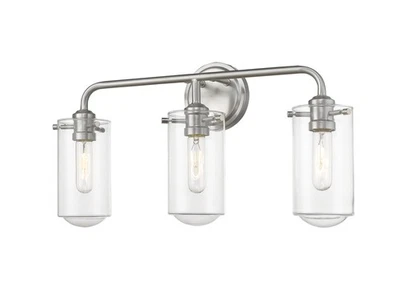 Z-Lite 471-3V Nickel Delaney 3-Light 22"W Bathroom Vanity Light - Image 1 of 4