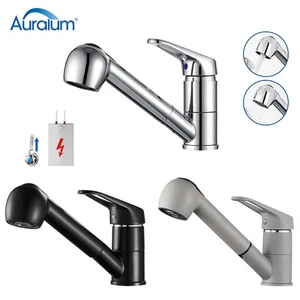 Grifo de cocina grifo cocina extensible con ducha fregadero mezclador - Imagen 1 de 56