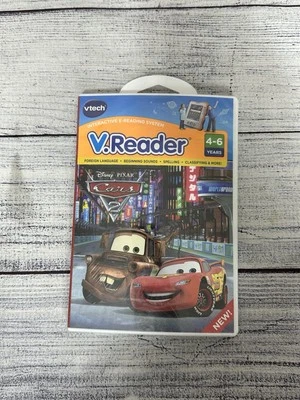 Vtech V.Reader Cars 2 Interactive E-Reading System Ages: 4-6 Years - Sealed - Image 1 of 4