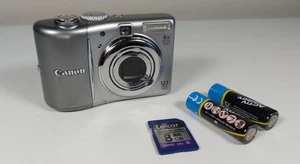 Canon Powershot A1100 IS Digital Compact Camera With 8GB SD Memory Card GWO - Picture 1 of 8