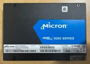 Micron 9300 PRO 3.84TB 2.5" U.2 NVMe MTFDHAL3T8TDP (93% Health) - Picture 1 of 1