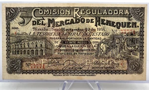 1914 20 Pesos Comision Reguladora Mercado De Henequen Serie C Note. Lot.147 - Picture 1 of 8