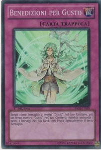 YU GI OH BENEDIZIONI PER GUSTO • HA05 • SUPER RARA - Picture 1 of 1