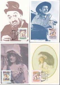 1989 STAGE & SCREEN DECIMAL STAMP MAXICARD SET NEW #109 - Picture 1 of 1