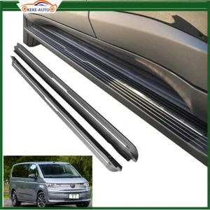 Running Boards Side Steps Pedals Nerf Bars Fits for Volkswagen Multivan T7 2022+ - Picture 1 of 6