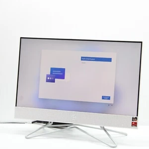 HP AIO 22-df0xxx Windows 11 Pro 19 in FHD AMD Ryzen 3 3250U 4GB 256GB SSD WiFi - Picture 1 of 14