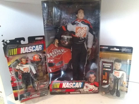 3 Nascar Tony Stewart Doll ,Action figure, Bendable figure Cover