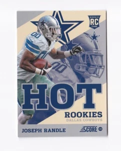 2013 Punktzahl Hot Rookies Einzelhandel #20 Joseph Randle RC Dallas Cowboys Oklahoma State - Bild 1 von 2