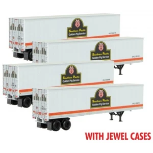 Micro-Trains N 98302228 Southern Pacific Golden Pig Intermodal Trailer Set - Picture 1 of 1