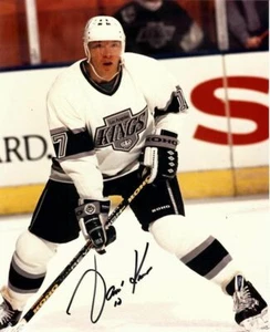 Jari Kurri Autographed Signed 8X10 Photo Los Angeles Kings Stick On Ice Black - Picture 1 of 1