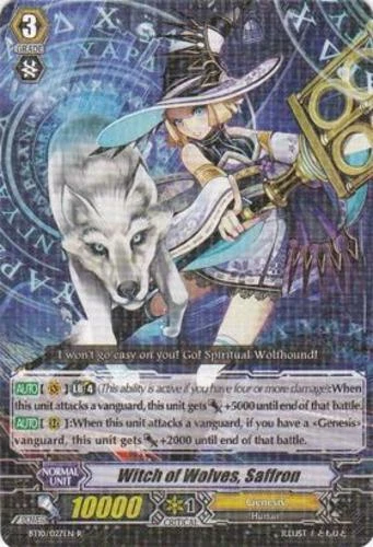4 x Witch of Wolves, Saffron - BT10/027EN - R Near Mint / Mint, English - Image 1 of 1