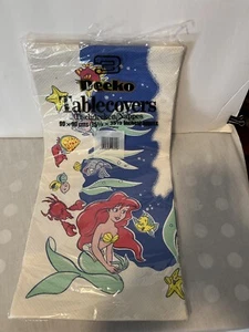 Vintage Disney Kleine Meerjungfrau Tischdecken von Deeko 3er Pack 35,5 x 35,5" Neu in Verpackung - Bild 1 von 3