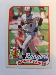 1989 TOPPS MONTY FARISS #177 NM - Picture 1 of 1