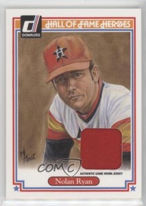 2004 Donruss Diamond Kings Hall of Fame Heroes Jerseys /25 Nolan Ryan #47.2 HOF