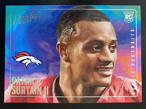 Patrick Surtains II 2021 Prestige Rookie Portraits Canvas Holo SP HIt Broncos - Bild 1 von 5