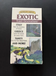 Cintas de viaje de vacaciones VHS selladas vintage destinos exóticos - Imagen 1 de 3