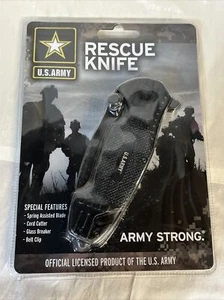 US Army Tactical Officially Licensed Rescue Knife Spring Assist | UA02 - Picture 1 of 7