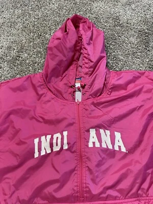 Chaqueta cortavientos Indiana Champion para mujer ligera talla XXL rosa con capucha 9421 Foto 1 de 4