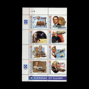 Micronesia, Sc #233a-h, MNH, 1995, Blk 8, Pioneers of aviation, space, EIDAS8Z-B - Picture 1 of 1