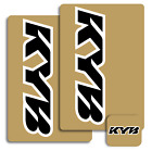 KYB Fork Decals Stickers KYB BLACK Fork Shock Wraps Stickers CRF KX Honda KYB-BK