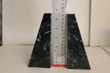 Pair of Green Marble Book Ends