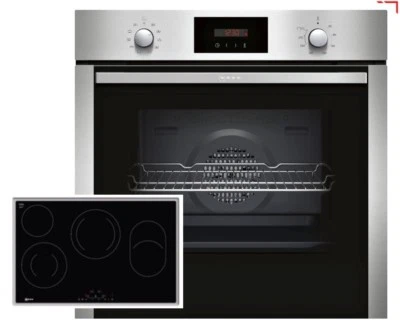Neff XB48P Backofen-Set EEK: A Pyrolyse Glaskeramikkochfeld 80 cm TouchControl E - Bild 1 von 4