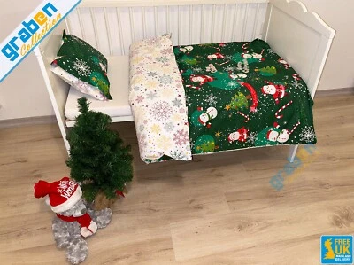 100% COTTON BEDDING SET FOR Toddler Bed Cot Bed Duvet Cover&Pillowcase 120x150cm - Image 1 of 4