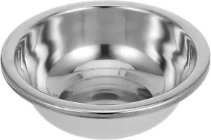 Stainless Steel Basin Large Mixing Bowl round Dish Pan Bowls for Kitchen Stai... - Picture 1 of 1