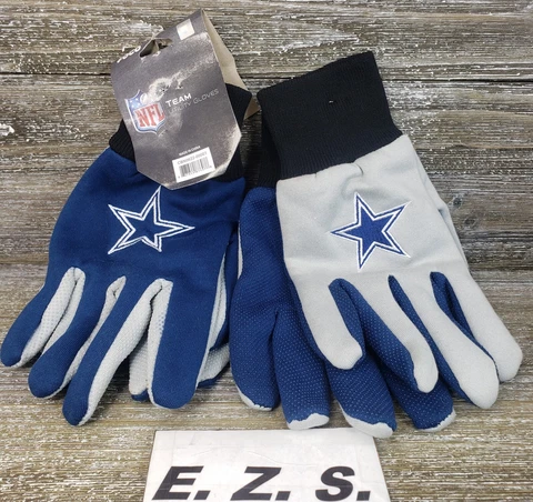 NFL Dallas Cowboys FOCO Utility Gloves 2 Pair Size Fits Most Adults Brand New Cover