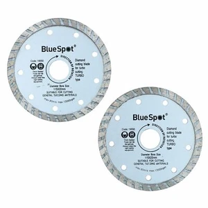 115mm 4.5” 1.2mm Turbo Diamond Ceramic Tile Cutting Disc for Angle Grinders 2pk - Picture 1 of 3