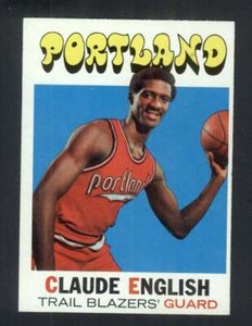 1971-72 Topps #46 Claude English NM/NM+ Blazers 127088