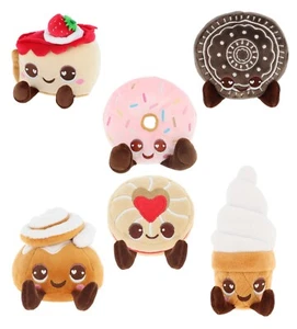 Keel Toys 8 cm Bakery Sweet Treats Ice Cream Donut Strawberry Cheesecake Biscuits - Bild 1 von 15