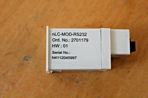 PHOENIX CONTACT 2701179 nLC-MOD-RS232 P/N : 2701179 - Picture 1 of 9