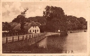 Dänemark Haslev Bregentved Møllesø Vintage Postkarte B73 - Bild 1 von 2