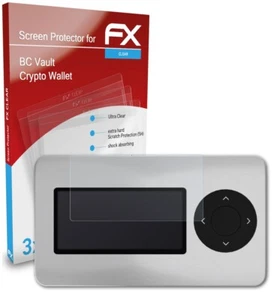 atFoliX 3x Screen Protector voor BC Vault Crypto Wallet duidelijk - Afbeelding 1 van 9