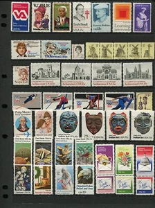 USPS Commemorative* Stamp Sets 1980-1981-1982 Sealed Mint Stamp Sets F*S - Bild 1 von 9
