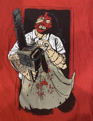 Mick Foley Mankind CHAINSAW MASSACRE T SHIRT PRO WRESTLING CRATE XL Cover