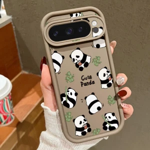Cute Panda For Google Pixel 9 Pro XL 8 8A ShockProof Silicone Soft Case Cover - Picture 1 of 28