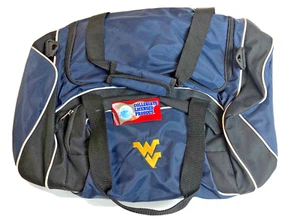 Holloway Gym Duffle Bag WV West Virginia Mountaineers College Blue *READ* NEW - Picture 1 of 12
