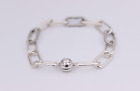 Size 6.9" PANDORA Me Link Silver Bracelet S925 ALE #598373-17.5cm w/ BOX