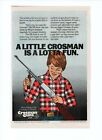 1979 Crosman Air Guns Vintage Kid Cartoon Print Ad - Crossman 788 Bb Scout Gun